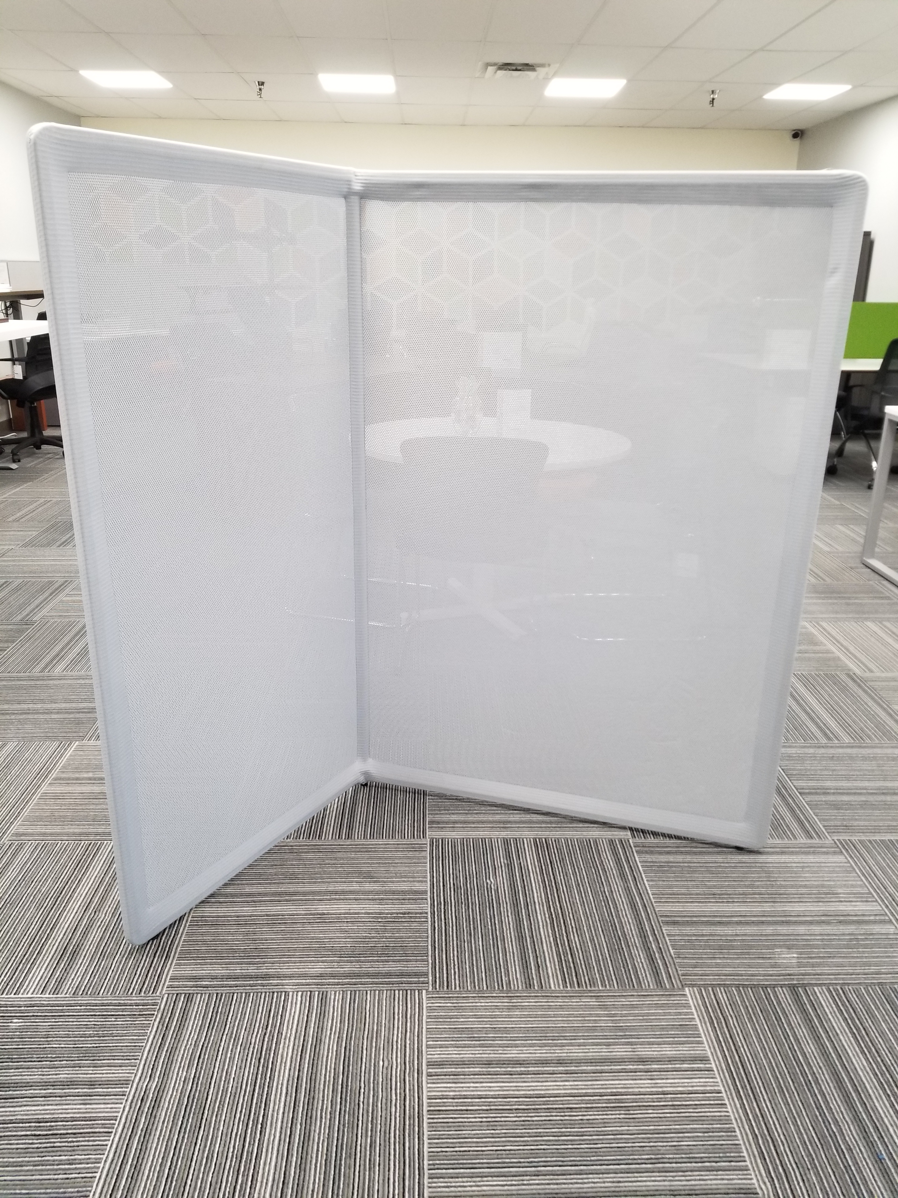 Privacy Mesh Screen Large 72”w x 59”h - Office Furniture Chicago - New