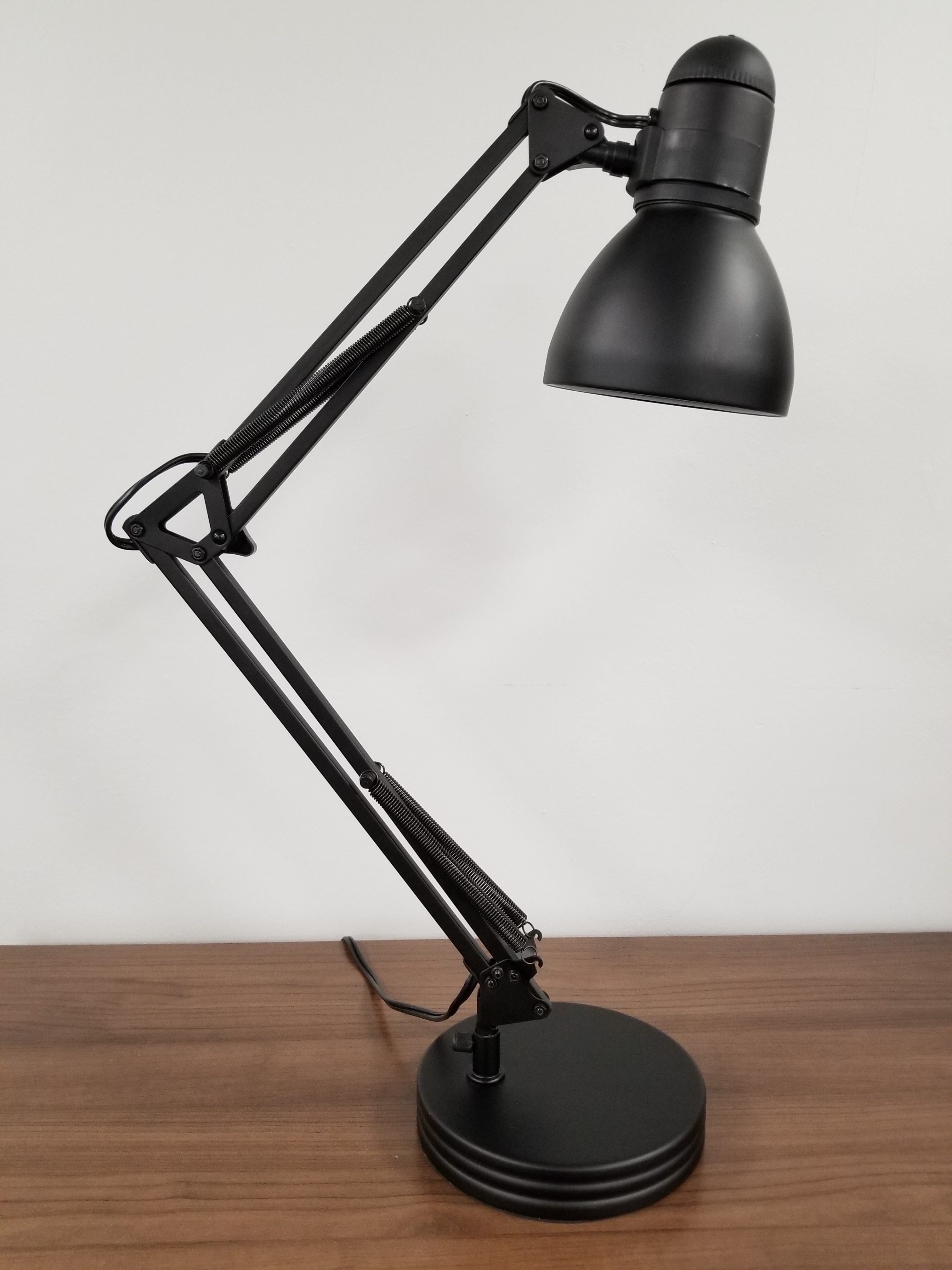 Adjustable Desk Lamps In Black Office, Table Lamps Chicago Il