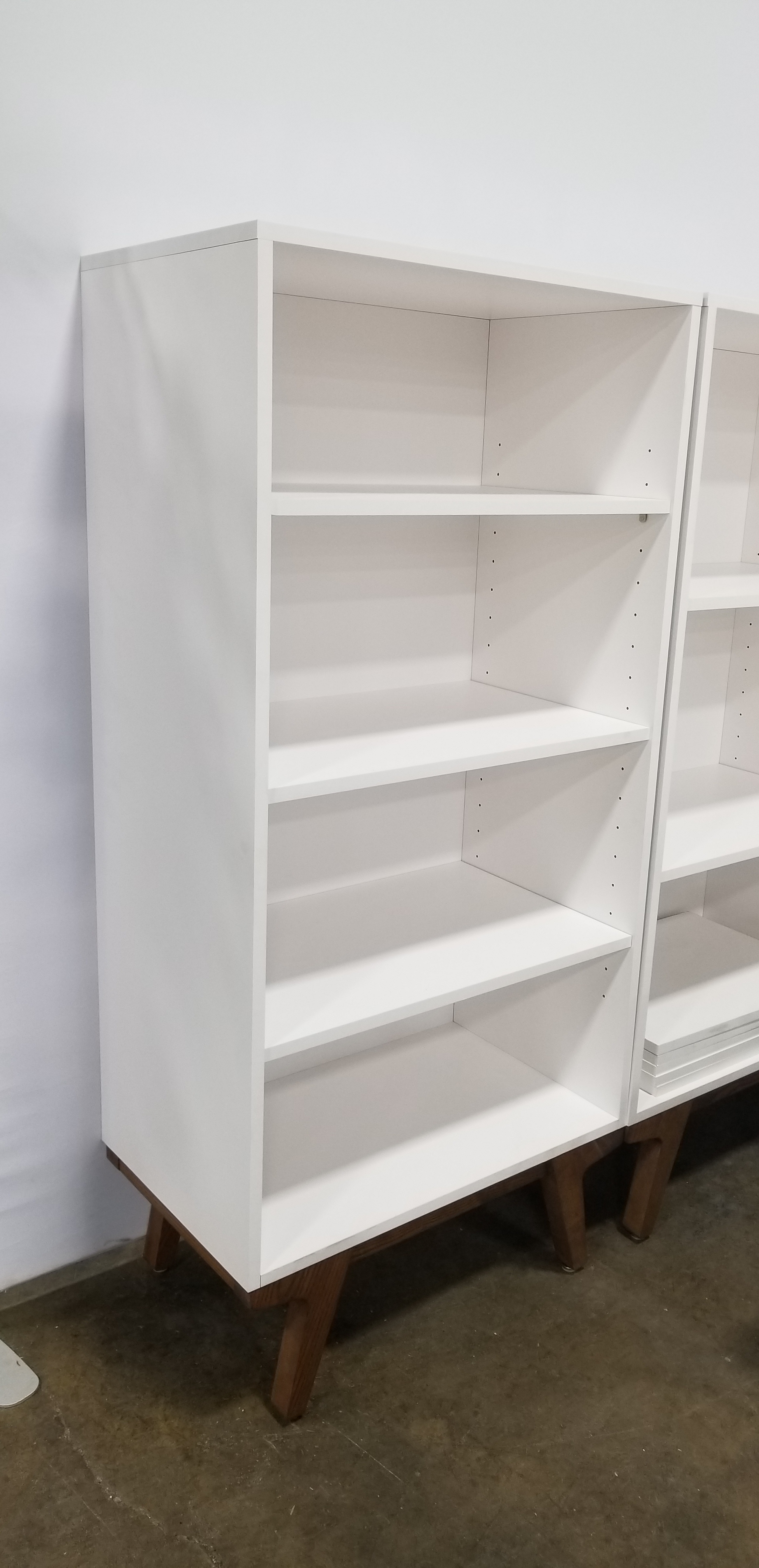 Modern White Bookcase Office, White Office Bookcase
