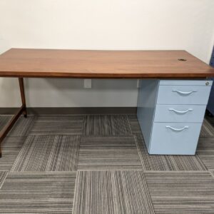 Brooklyn + Max Argyle Wood Modern Industrial 72 inch Wide Wide Desk in  White 