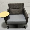 Steelcase Coalesse Highback Lounge Mobile Chair with Tablet - Used