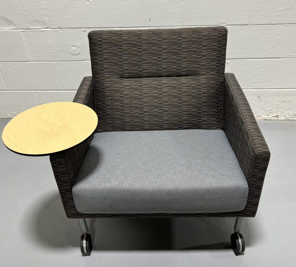 Steelcase Coalesse Highback Lounge Mobile Chair with Tablet - Used