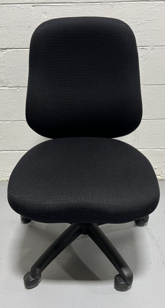 Bodybilt High Back Stretch Armless Chair - Used