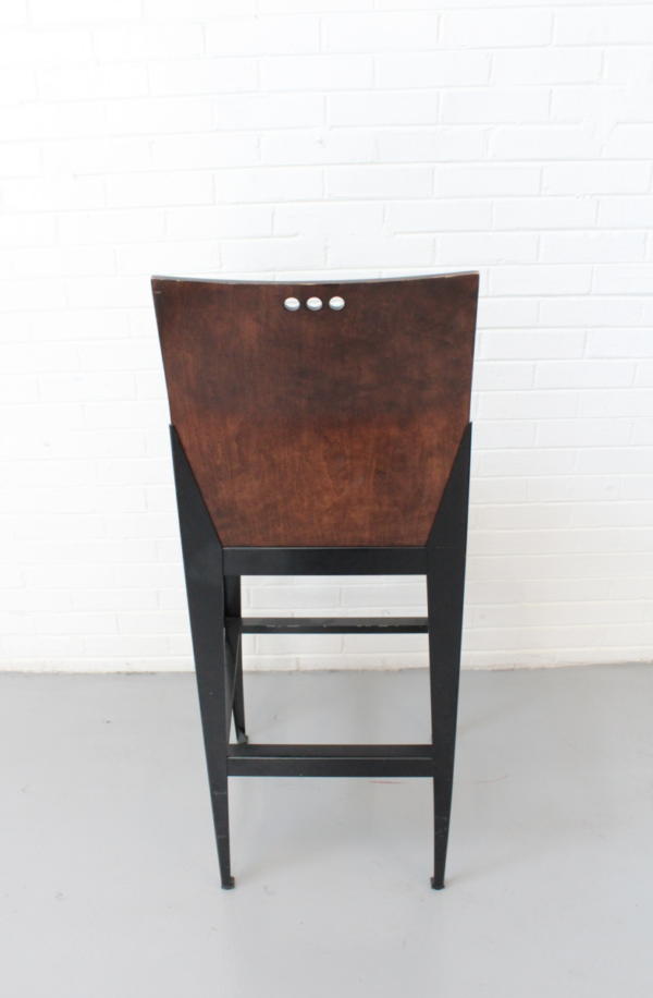 Wood and Metal Barstool - Used - Image 4