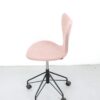 Fritz Hansen Series 7 Rose Colored Office Chair - Used - Image 5
