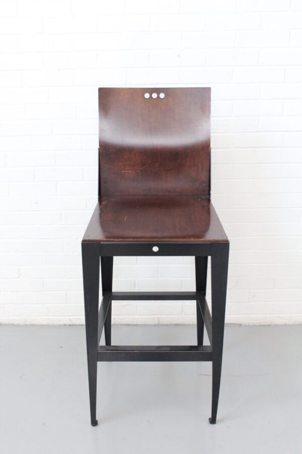 Wood and Metal Barstool - Used