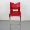 Global Duet Series Brick Colored Armless Barstool - Used