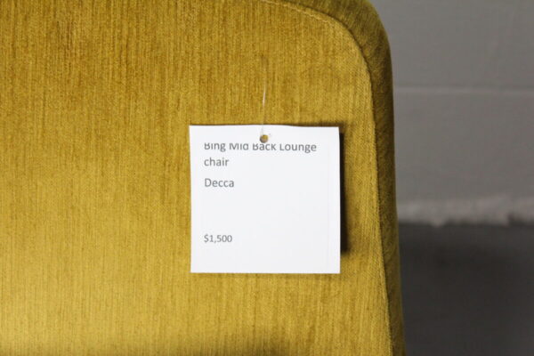 Decca Contract Furniture Bing Mid Back Lounge Chair - Used - Image 6