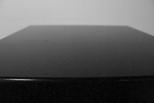 Modern Industrial Metal and Black Granite End Table - Used - Image 7