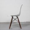 White Mid-Century Modern Plastic Shell Accent Chair - Used - Image 3