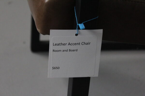 Leather Accent Chair Room and Board - Used - Image 5