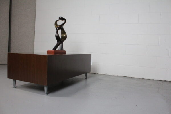 Mid-Century Modern Walnut Coffee Table – Used