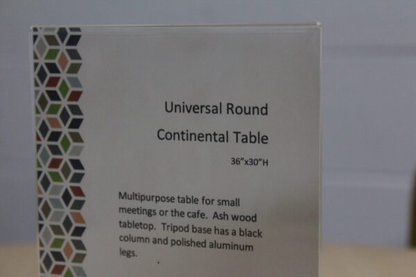 Universal Round Continental Table - Used - Image 10