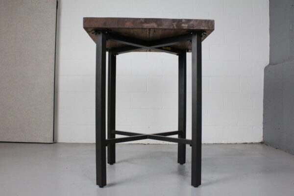 Industrial-Style Side Table - Used - Image 5