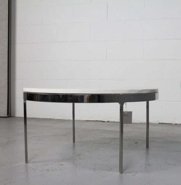 1970s Midcentury Marble/Chrome Coffee Table - Used