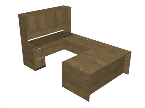 Homegrown U-Shape Desk + Hutch (Multiple Colors Available)