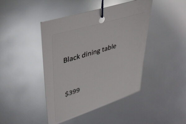 Black Dining Table - Used - Image 8