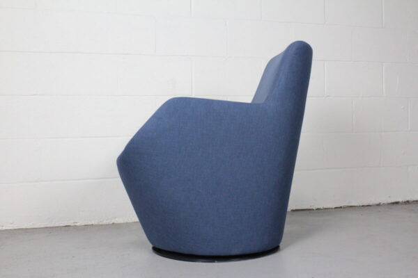 Allsteel Retreat Low Back Swivel Chair Blue - Used - Image 2