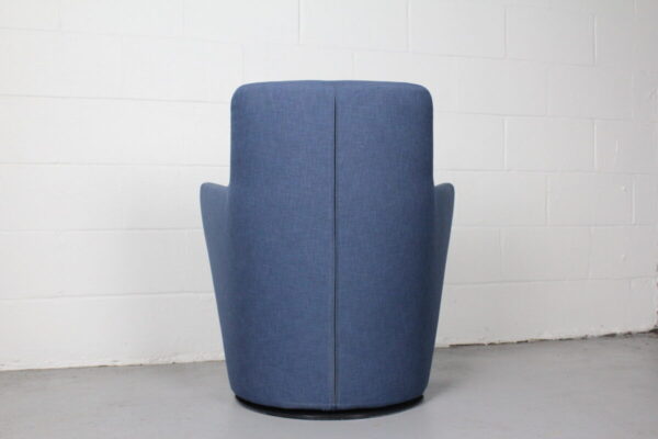 Allsteel Retreat Low Back Swivel Chair Blue - Used - Image 3