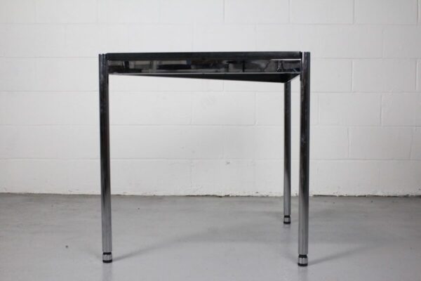 Sleek Chrome Modern Table - Used - Image 2