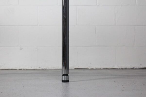 Sleek Chrome Modern Table - Used - Image 5