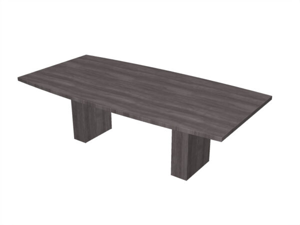 Homegrown Boat Shaped Conference Table with Panel Base - Image 4